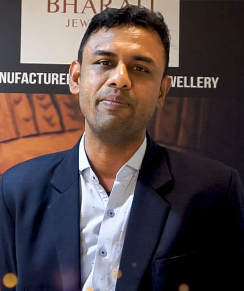 Mr. Jayesh Gemavat, Proprietor of Bharati Jewellers